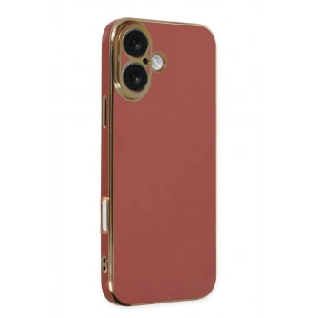 Apple iPhone 16 Kılıf Volet Silikon - Kırmızı