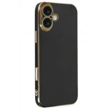 Apple iPhone 16 Kılıf Volet Silikon - Siyah