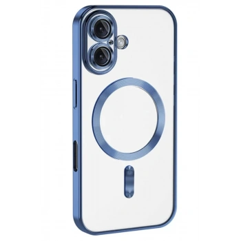 Apple iPhone 16 Plus Kılıf Kross Magneticsafe Kapak - Mavi