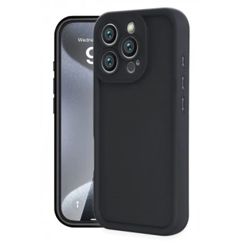 Apple iPhone 16 Pro Kılıf Viera Silikon - Siyah