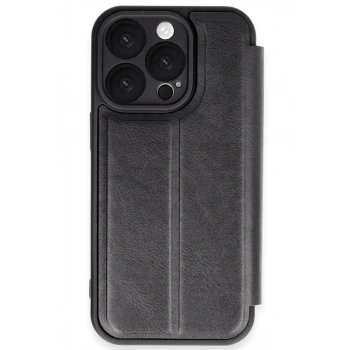 Apple iPhone 16 Pro Max Kılıf Flip Cover - Siyah