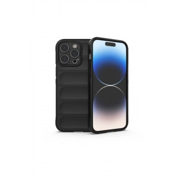 Apple iPhone 16 Pro Max Kılıf Optimum Silikon - Siyah