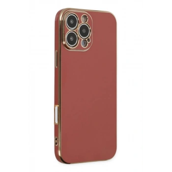 Apple iPhone 16 Pro Max Kılıf Volet Silikon - Kırmızı