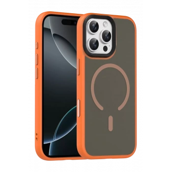 Joko Apple iPhone 16 Pro Max Megane Magsafe Kapak - Turuncu