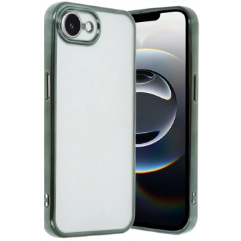 Apple iPhone 16E Kılıf Lensli Silikon - Yeşil