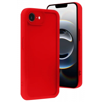 Apple iPhone 16E Kılıf Viera Silikon - Kırmızı
