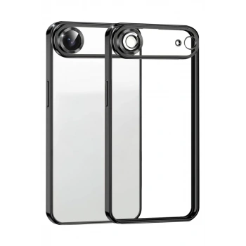Apple iPhone 17 Air Lensli Silikon - Siyah