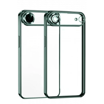 Apple iPhone 17 Air Lensli Silikon - Yeşil