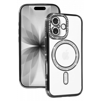 Apple iPhone 17 Joke Simli Magneticsafe Kılıf - Siyah
