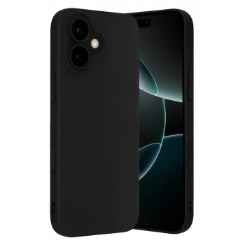 Apple iPhone 17 Nano içi Kadife Silikon - Siyah