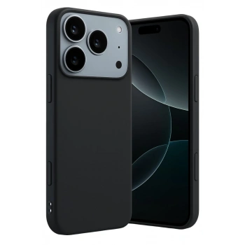 Apple iPhone 17 Pro Max First Silikon - Siyah