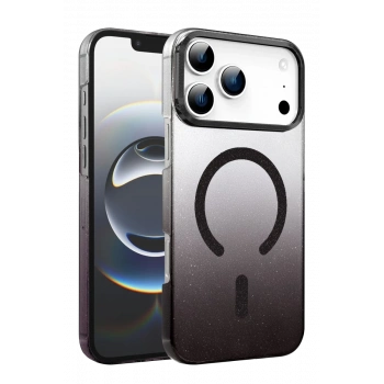 Apple iPhone 17 Pro Max Glossy Magsafe Kapak - Siyah