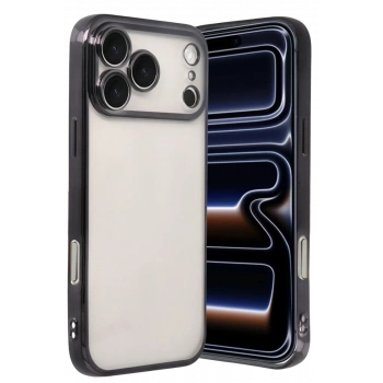 Apple iPhone 17 Pro Max Lensli Silikon - Siyah