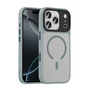 Joko Apple iPhone 17 Pro Megane Magsafe Kapak - Titan Gri