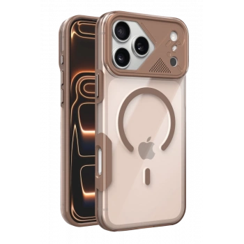 Joko Apple iPhone 17 Pro Zinko Magsafe Kapak - Çöl Titanyum