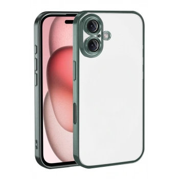 Apple iPhone 17 Lensli Silikon - Yeşil
