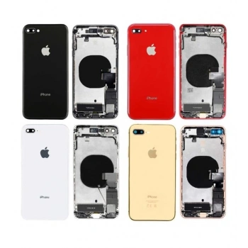 iPhone 8 Plus Uyumlu FULL Dolu Kasa (Kırmızı)