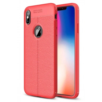 Apple iPhone XS Max Kılıf Auto Focus Kapak - Kırmızı