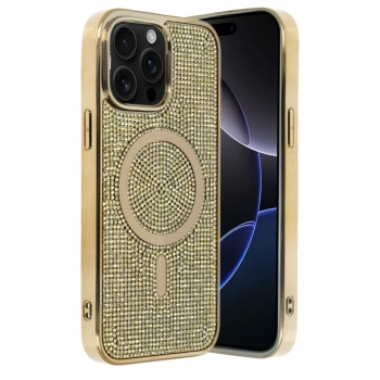 Joko Apple iPhone 14 Pro Max Uyumlu Helen Magsafe Kapak - Gold