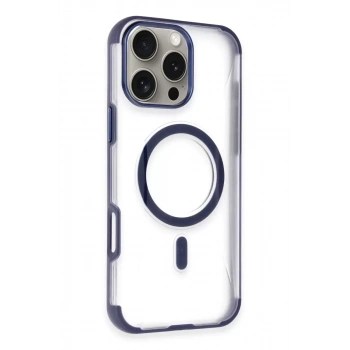 Joko Apple iPhone 14 Pro Max Uyumlu Hilton Magsafe Kapak - Lacivert