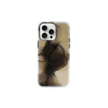 Joko Apple iPhone 15 Pro Max Uyumlu Phantom Magsafe Kapak - Siyah