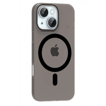 Joko Apple iPhone 15 Uyumlu PC Blank Magsafe Kapak - Siyah