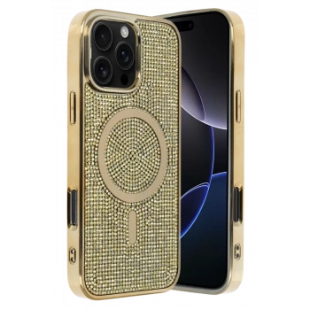 Joko Apple iPhone 16 Pro Max Uyumlu Helen Magsafe Kapak - Gold