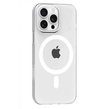 Joko Apple iPhone 16 Pro Max Uyumlu PC Blank Magsafe Kapak - Şeffaf