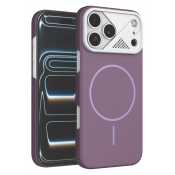 Joko Apple iPhone 17 Pro Max Uyumlu Export Magsafe Kapak - Mor