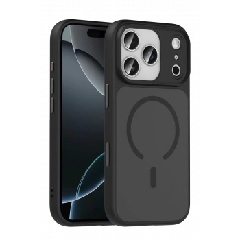Joko Apple iPhone 17 Pro Max Uyumlu Megane Magsafe Kapak - Siyah