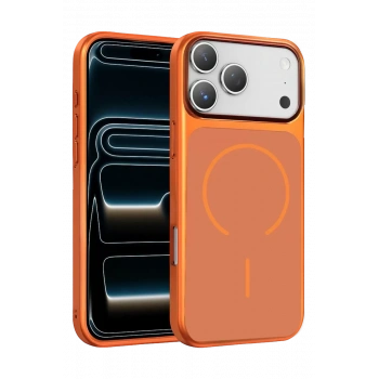Joko Apple iPhone 17 Pro Max Uyumlu Rush Magsafe Kapak - Turuncu