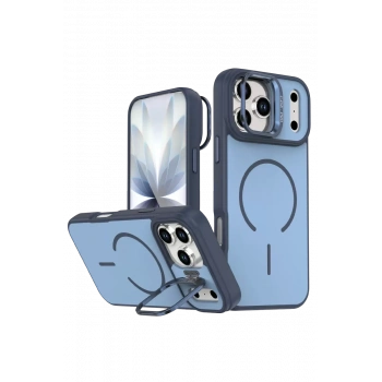 Joko Apple iPhone 17 Pro Uyumlu Flexa Magsafe Kapak - Mavi
