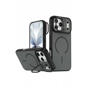 Joko Apple iPhone 17 Pro Uyumlu Flexa Magsafe Kapak - Siyah