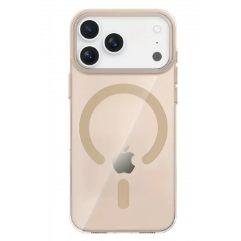 Joko Apple iPhone 17 Pro Uyumlu PC Blank Magsafe Kapak - Çöl Titanyum