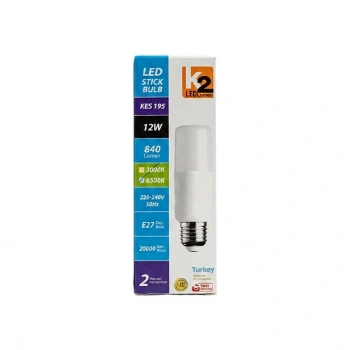 K2 E27 12W STICK BEYAZ LED AMPUL 1 Adet