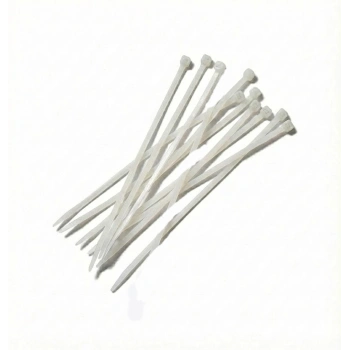 Kablo Bağı Kelepçe Cırt 4,8x400mm 10lu Beyaz