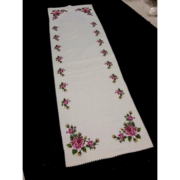Kanaviçe Runner Dijital Baskılı 40x140cm