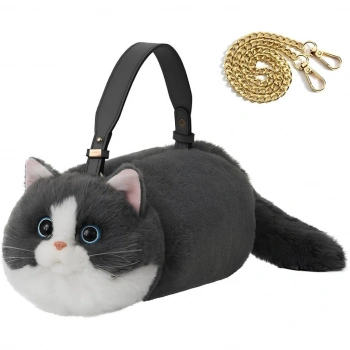 Kedi El Çantası Gri