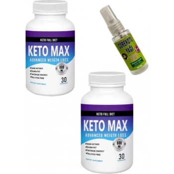 Keto Max Dstklyci Ürün 30lu x 2 Adet + Masaj Yağı 30 ml