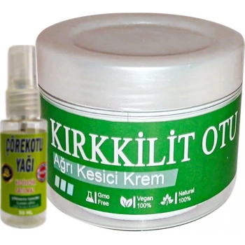 Kırkkilit Otu Kremi 100 ml Kremi + Çörek Otu Yağı Yağı 30 ml