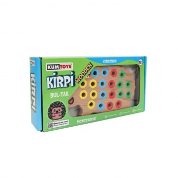 KM5655 Ahşap Kirpi Bultak -toys