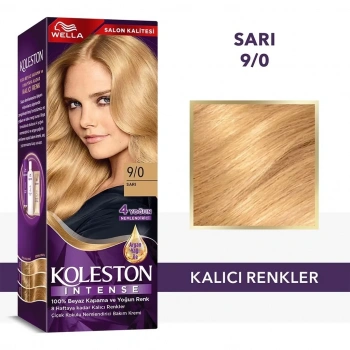 KOLESTON İNTENSE SAÇ BOYASI - 9/0 Sarı