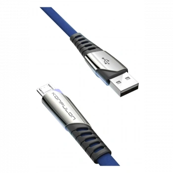Konfulon DC16 Micro USB Kablo 1M 2.4A - Mavi