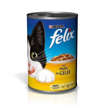 Konserve Tavuklu Kedi Mama 400gr 1 Adet