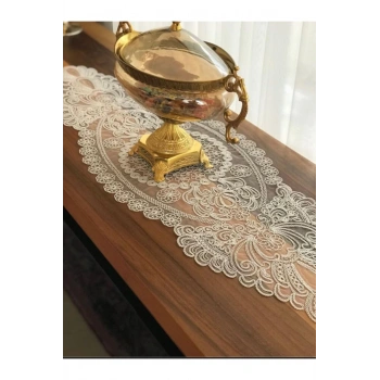 Krem Renk Runner (115x35cm)