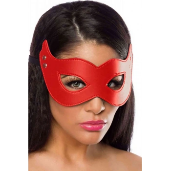 LAmore Lamore Kırmızı Deri Maske
