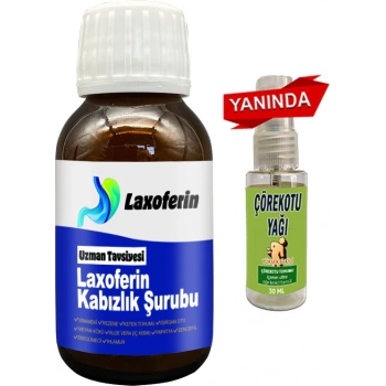 Laxoferin Şurup - 1 Şişe + Çörek Otu Yağı / Bay Bayan 50 ml Şurup