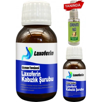 Laxoferin Şurup - 2 Şişe + Çörek Otu Yağı / Bay Bayan 50 ml Şurup