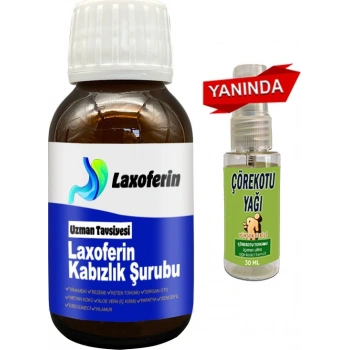 Laxoferin Şurup 50ML: 1 Şişe + Çörek Otuyağı / Bay&bayan