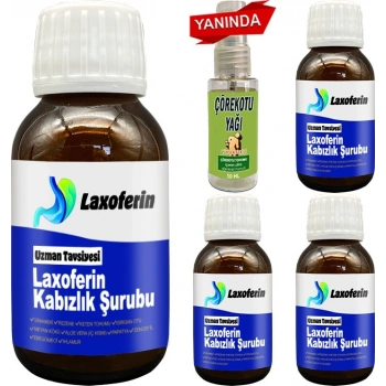 Laxoferin Şurup 50ML: 4 Şişe + Çörek Otuyağı / Bay&bayan